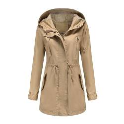 Mantel Damen Leicht Oversize Mantel Übergangsjacke Frühling Lang Frühlingsjacke Frühlingsmantel Tailliert Schwarz Sommermantel Übergangsmantel Übergang Elegant Longjacke Spring Jacket von Fulidngzg