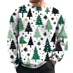 Ugly Christmas Sweater Herren 5XL Winter Strickpullover Weihnachtspulli Xmas Rentier Weihnachten Pullover Weihnachtspullover Hässlich Modern Funny Christmas Sweater Weihnachtssweater von Fulidngzg