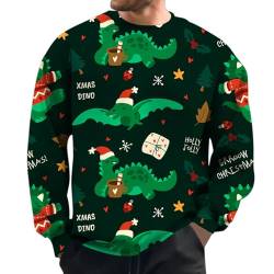 Ugly Christmas Sweater Herren 5XL Winter Strickpullover Weihnachtspulli Xmas Rentier Weihnachten Pullover Weihnachtspullover Hässlich Modern Funny Christmas Sweater Weihnachtssweater von Fulidngzg