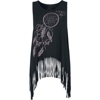 Full Volume by EMP Top - Tank Top With Dream Catcher Print - S bis XXL - für Damen - Größe M - schwarz von Full Volume by EMP