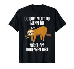 Lustiger Faultier Spruch Mitarbeiter Arbeitskollege Geschenk T-Shirt von Fun Job Arbeit Sprüche Faulenzer Geschenkidee