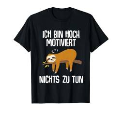 Lustiger Faultier Spruch Mitarbeiter Arbeitskollege Geschenk T-Shirt von Fun Job Arbeit Sprüche Faulenzer Geschenkidee