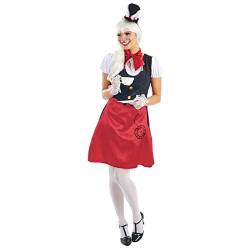 Fun Shack Kaninchen Kostüm Damen, Märzhase Kostüm, Hase Kostüm Alice, Märchen Kostüm Damen, Wunderland Kostüm - M von Fun Shack