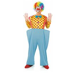 Fun Shack Kostüm Clown Herren, Clown Costume, Faschingskostüm Clown, Clown Anzug, Clown Kostüm Erwachsene, Clown Fasching, Clown Damen Kostüm - M von Fun Shack