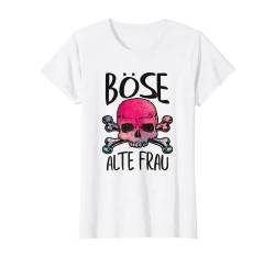 Damen Böse alte Frau Design I Sarkasmus, Satire Motiv T-Shirt von Fun-Shirt Geschenk-Idee für Böse alte Frau