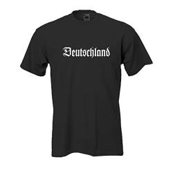 Fun T-Shirt Deutschland patriotisch heimatverbunden Geschenk zur Erinnerung für Besucher und Gäste Baumwolle T Shirt (FS067) 3XL von Fun T-Shirt