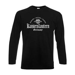 Longsleeve Kaiserslautern Harder Better Faster Stronger, Herren Langarm T-Shirt cool bedrucktes Langarm Städte Fan Shirt, Langarmshirt (SFU07-15b) L von Fun T-Shirt