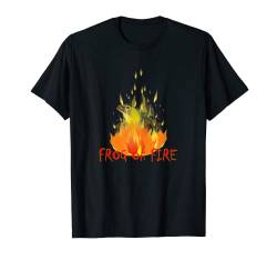 Frosch auf Feuer – Brennender Frosch T-Shirt von Fun 'n' More