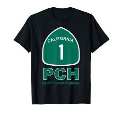 PCH - Pacific Coast Highway No 1 - USA - Biker T-Shirt von Fun 'n' More