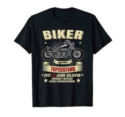 Herren 37. Geburtstag Mann Biker Motorrad Legenden Geschenkidee T-Shirt von FunShirtDealer für Biker