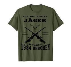 40 Geburtstag Mann Geschenk lustig 1984 besten Jäger T-Shirt von FunShirtDealer