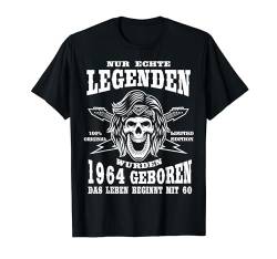 60. Geburtstag Mann 1964 Legende Gitarre Geschenk 60 Jahre T-Shirt von FunShirtDealer