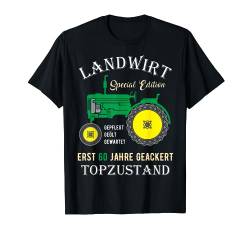 60. Geburtstag Mann Geschenk lustig Farmer Bauer Landwirt T-Shirt von FunShirtDealer