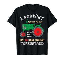 60. Geburtstag Mann Geschenk lustig Farmer Bauer Landwirt T-Shirt von FunShirtDealer