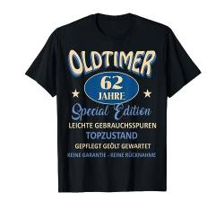 62. Geburtstag Mann Geschenk Papa Opa Oldtimer 62 Jahre T-Shirt von FunShirtDealer