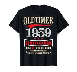 65 Jahre Oldtimer 1959 Einzelstück 65. Geburtstag Mann T-Shirt von FunShirtDealer