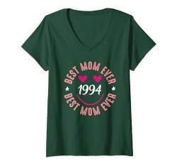 Damen 30 Geburtstag Mama Geschenk lustig 1994 Prinzessin 30 Jahre T-Shirt mit V-Ausschnitt von FunShirtDealer