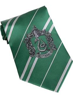 Funidelia | Harry Potter Slytherin Krawatte für Herren und Damen Hogwarts, Zauberer, Film und Serien - Zubehör für Erwachsene, Zubehör für Kostüm - Grün von Funidelia