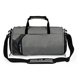 Funien 30L wasserdichte Reise-Duffele-Tasche mit separatem Schuhfach für Männer Frauen Sport Gym Tote Bag von Funien