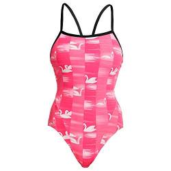 Funkita Mädchen Single Strap One Piece Swan Lake Badeanzug (AUS8 / 140) von Funkita