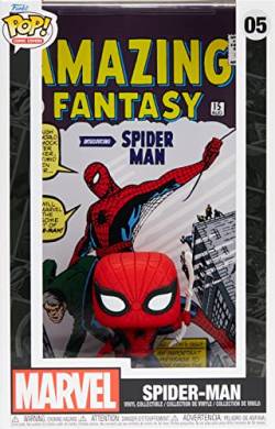 Funko POP Pop Cover! Marvel: Amazing Spider-Man (Exc), Sammel-Action-Vinyl-Figur – 60931, Mehrfarbig von Funko