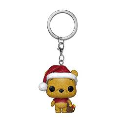 Funko Pocket Pop! Diamond Santa Winnie The Pooh Exclusive Keychain Keyring von Funko