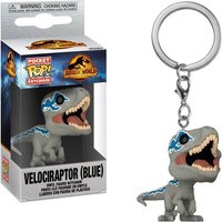 Funko Schlüsselanhänger Jurassic World - Velociraptor (Blue) Pocket POP! von Funko