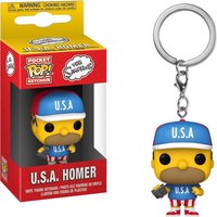 Funko Schlüsselanhänger The Simpsons - U.S.A. Homer Pocket Pop! von Funko