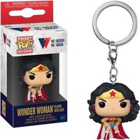 Funko Schlüsselanhänger Wonder Woman Classic with Cape Pocket POP Keychain von Funko