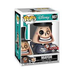 Funko Unisex Kinder Pop Nightmare Before Christmas Mayor w/Megaphone Diamond Special Edition, Bunt von Funko