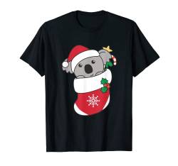 Niedlicher Koala für Weihnachts-Koala T-Shirt von Funny Animals For Kawaii Christmas