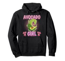 Damen Avocado Girl Mädchen Avocado Pullover Hoodie von Funny Avocado Merch Women & Girls