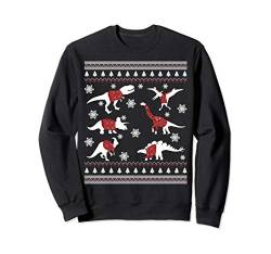 Funny Dinosaurs Ugly Christmas Sweater For Kid Men Women Sweatshirt von Funny Christmas Clothing