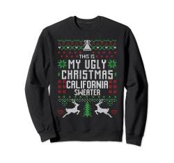 Das ist mein hässlicher Weihnachten California Sweater Funny Xmas Sweatshirt von Funny Christmas Design Gift