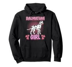 Damen Dalmatian Girl Mädchen Dalmatiner Pullover Hoodie von Funny Dalmatian Merch Women & Girls