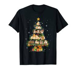 Lustiger Schlafanzug für Meerschweinchen, Weihnachtsbaum, Meerschweinchen-Liebhaber T-Shirt von Funny Dog Animal Christmas Tree Dog Lover Tee Gift