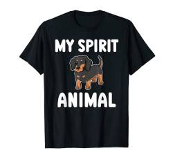 Dackel Hund My Spirit Animal Lustiger Hundeliebhaber Welpen Rasse T-Shirt von Funny Dogs Puppies Designs