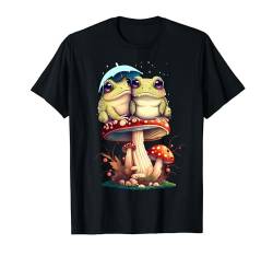 Mystical Forest Friends – Skurrile Frosch- und Pilz-Grafik T-Shirt von Funny Graphic Tees Gift For Men Women Boys Girls