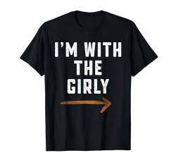 I'm With The Girly Lustiger Spitzname für Mädchen Easy Halloween T-Shirt von Funny Matching Halloween Thanksgiving Gift Ideas