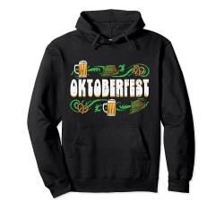 Oktoberfest Hut Brezel Bayerisch Fest Herren Damen Pullover Hoodie von Funny Oktoberfest Clothes Women Men Kids Gifts