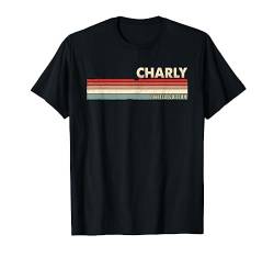 Charly Shirt - Lustiger Retro Vintage Name 80er 90er Jahre T-Shirt von Funny Personalized First Name Themed Apparel
