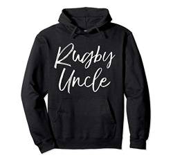 Cute Matching Rugby Gifts for Family Group Uncle Rugby Uncle Pullover Hoodie von Funny Rugby Shirts & Vintage Gifts Design Studio