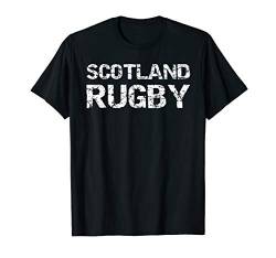 Distressed Scottish Rugby Quote Gift for Men Scotland Rugby T-Shirt von Funny Rugby Shirts & Vintage Gifts Design Studio
