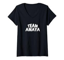 Damen Mannschaft Amaya T-Shirt mit V-Ausschnitt von Funny Team