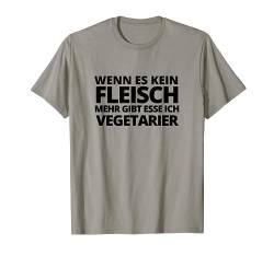 T-Shirt Männer Fleisch essen Vegetarier Veganer Geschenkidee T-Shirt von Funshirts mit Spruch für Herren und Männer