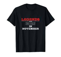 T-Shirt Männer Herren Geburtstag Geschenk-Idee Legends T-Shirt von Funshirts mit Spruch für Herren und Männer