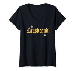 Damen Lausdeandl T-Shirt mit V-Ausschnitt von Funshirts