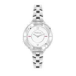 FURLA Damen Analog Quarz Smart Watch Armbanduhr mit Edelstahl Armband R4253109503 von Furla