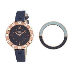FURLA Damen Analog Quarz Smart Watch Armbanduhr mit Leder Armband R4251109516 von Furla