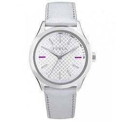 FURLA Damen Datum klassisch Quarz Uhr mit Leder Armband R4251101504 von Furla